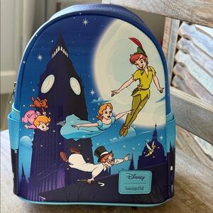 Loungefly Disney Peter Pan Blue Backpack